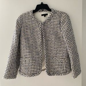Ann Taylor Tweed Blazer Size 6